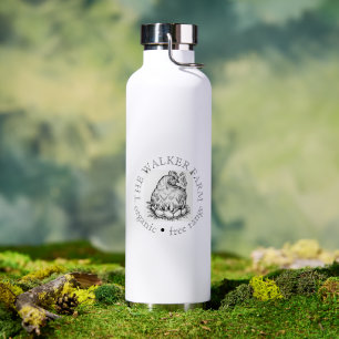 Custom Farm Business Promotional Logo Water Bottle