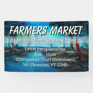Custom Farmers Market Landscape Banner