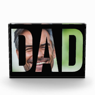 Custom father photo bold simple image cutout
