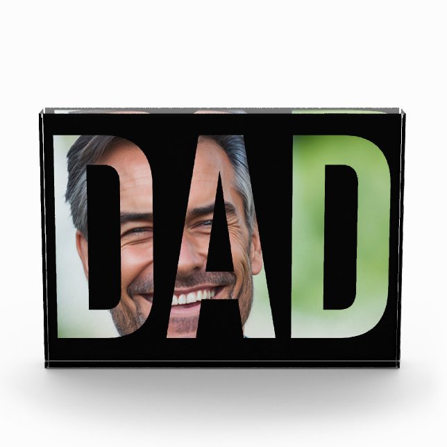 Custom father photo bold simple image cutout (Front)