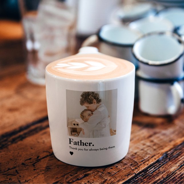 Custom Father Photo | Personalised Gift Espresso Cup (Creator Uploaded)