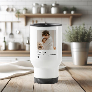 Custom Father Photo Travel Mug   Personalised Gift