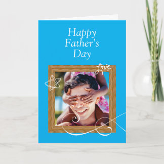 Custom Father’s Day Card with Photo – Personalised