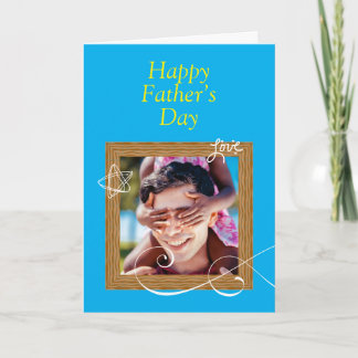 Custom Father’s Day Card with Photo – Personalised