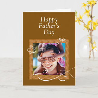 Custom Father’s Day Card with Photo – Personalised