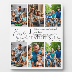 Custom Father’s Day Photo Collage Plaque