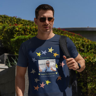 Custom Father's Day photo best dad ever  T-Shirt