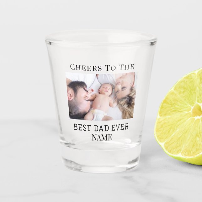 Custom Father's Day Shot glass (Front)