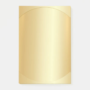 Custom Faux Gold Blank Template Elegant Modern Post-it Notes