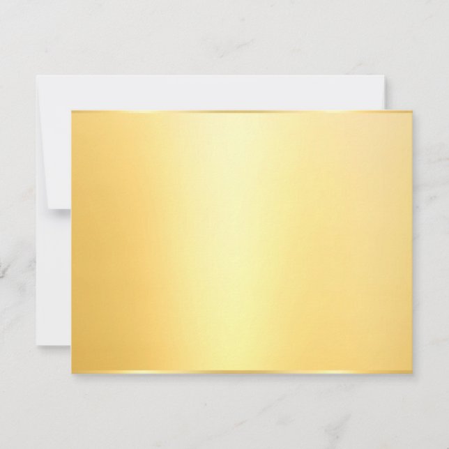 Custom Faux Gold Elegant Blank Template Modern (Front)