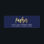 CUSTOM faux gold foil names navy   gold KASHER<br><div class="desc">*** NOTE - THE SHINY GOLD FOIL EFFECT IS A PRINTED PICTURE *** - - - - - - - - - - - - - - - - - - - - - - - - - - - - - - - - - - - - - -...</div>