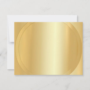 Custom Faux Gold Modern Elegant Blank Template