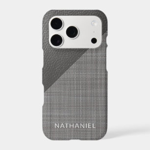 Custom Faux Light Medium Dark Gray Leather Look