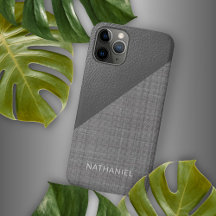 Custom Faux Light Medium Dark Grey Leather Look