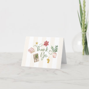 Custom Favorite Things Christmas Thank You Holiday Card