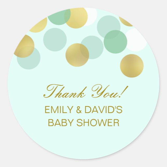 Custom Favour Stickers and Labels, Custom Stickers (Front)