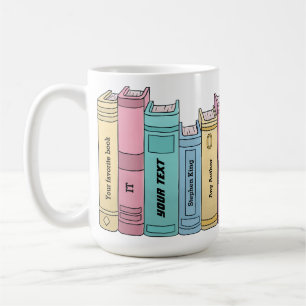 Custom Favourite Book or author name mug 