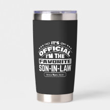 Custom Favourite Son In Law Official Funny Family