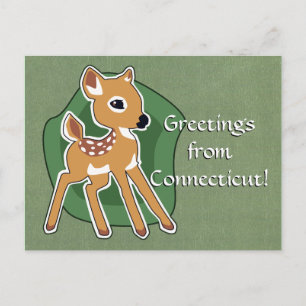 Custom Fawn Postcard