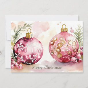 Custom festive Christmas Greeting Card