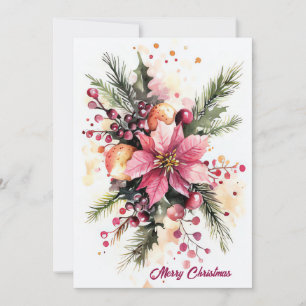 Custom festive Christmas Greeting Card