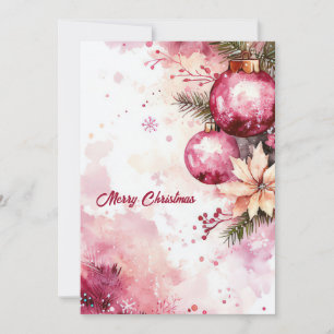 Custom festive Christmas Greeting Card