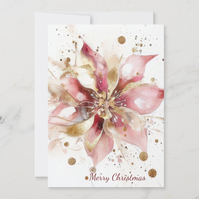 Custom festive Christmas Greeting Card (Front)