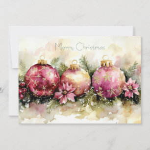 Custom festive Christmas Greeting Card