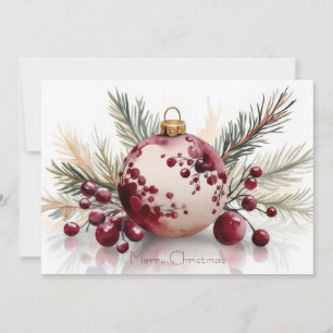 Custom festive Christmas Greeting Card