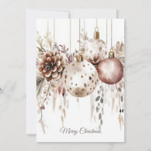 Custom festive Christmas Greeting Card