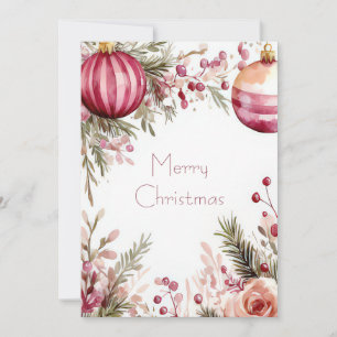 Custom festive Christmas Greeting Card
