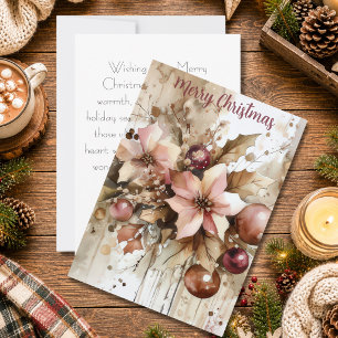 Custom festive Christmas Greeting Card