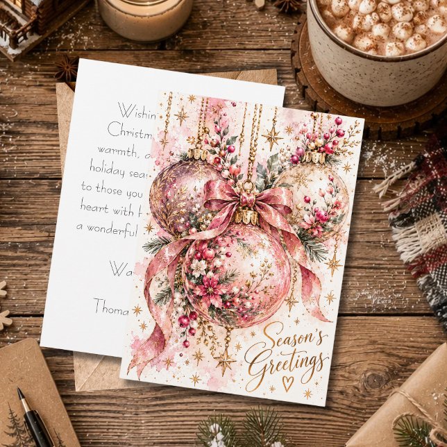 Custom festive Christmas Greeting Card (Creator Uploaded)