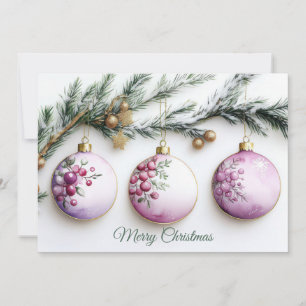 Custom festive Christmas Greeting Card