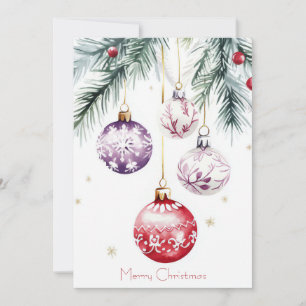 Custom festive Christmas Greeting Card