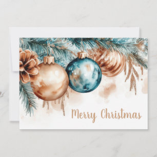 Custom festive Christmas Greeting Card