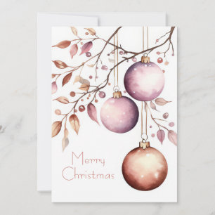 Custom festive Christmas Greeting Card