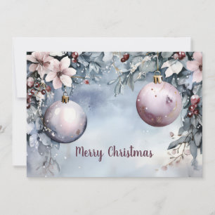 Custom festive Christmas Greeting Card