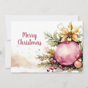 Custom festive Christmas Greeting Card