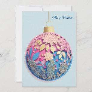 Custom festive Christmas Tree Greeting Card