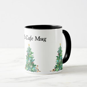 Custom Festive Christmas Tree Mug