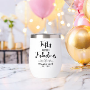 Custom Fifty and Fabulous   Any Milestone Birthday