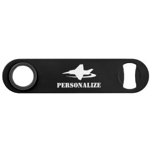 Custom fighter jet logo Pro Speed bottle opener