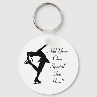 Custom Figure Skater Gifts Key Ring