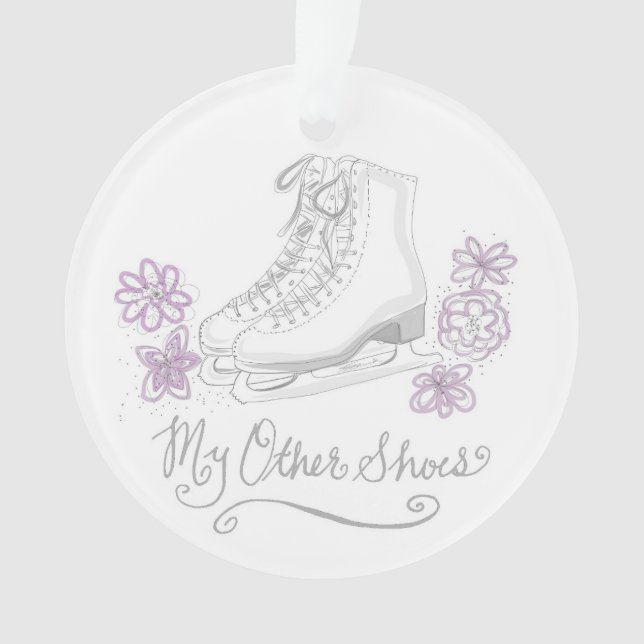 Custom Figure Skating Ornament (Front)
