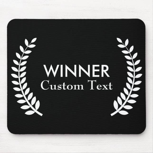 Custom Film Festival Winner Laurels Mouse Mat (Front)