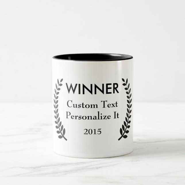 Custom Film Festival Winner Laurels Mug (Center)