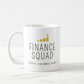 Custom Finance Squad Personalised Coffee Mug