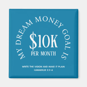 Custom Financial Goal Magnet