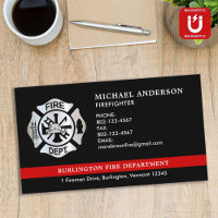 Custom Firefighter Fire Department Emblem Logo